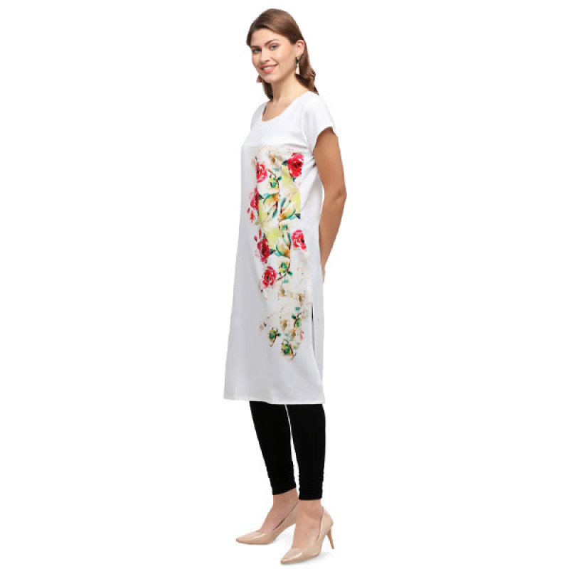 Digital Floral Straight Kurti