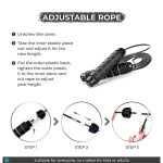 Black Skipping Rope