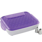 Wilton Tool Caddies, Set of 1, White and Purple